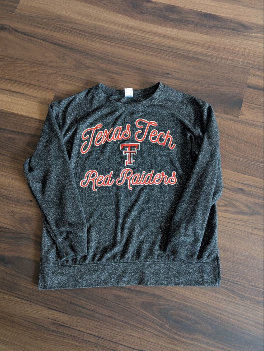 Women's Texas Tech Raiders Heather Grey Sweater Size Medium